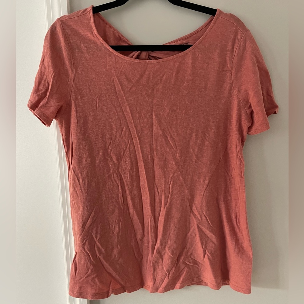 EUC Cutout Tied-Back Tee - Picture 1 of 4